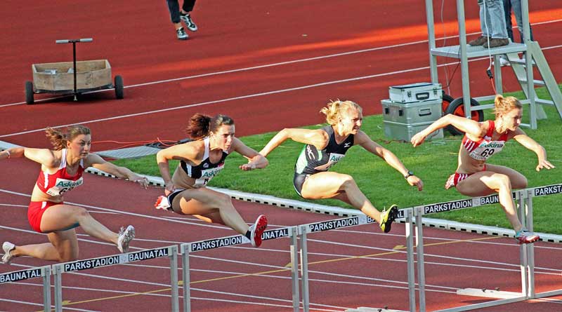 Women’s 400-Meter hurdles race